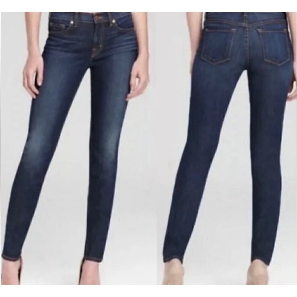 J Brand Skinny Leg Jeans in Dark Vintage - Size: 27